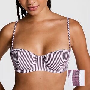 PINK Victoria Secret Wink Cotton Unlined Balconette Bra